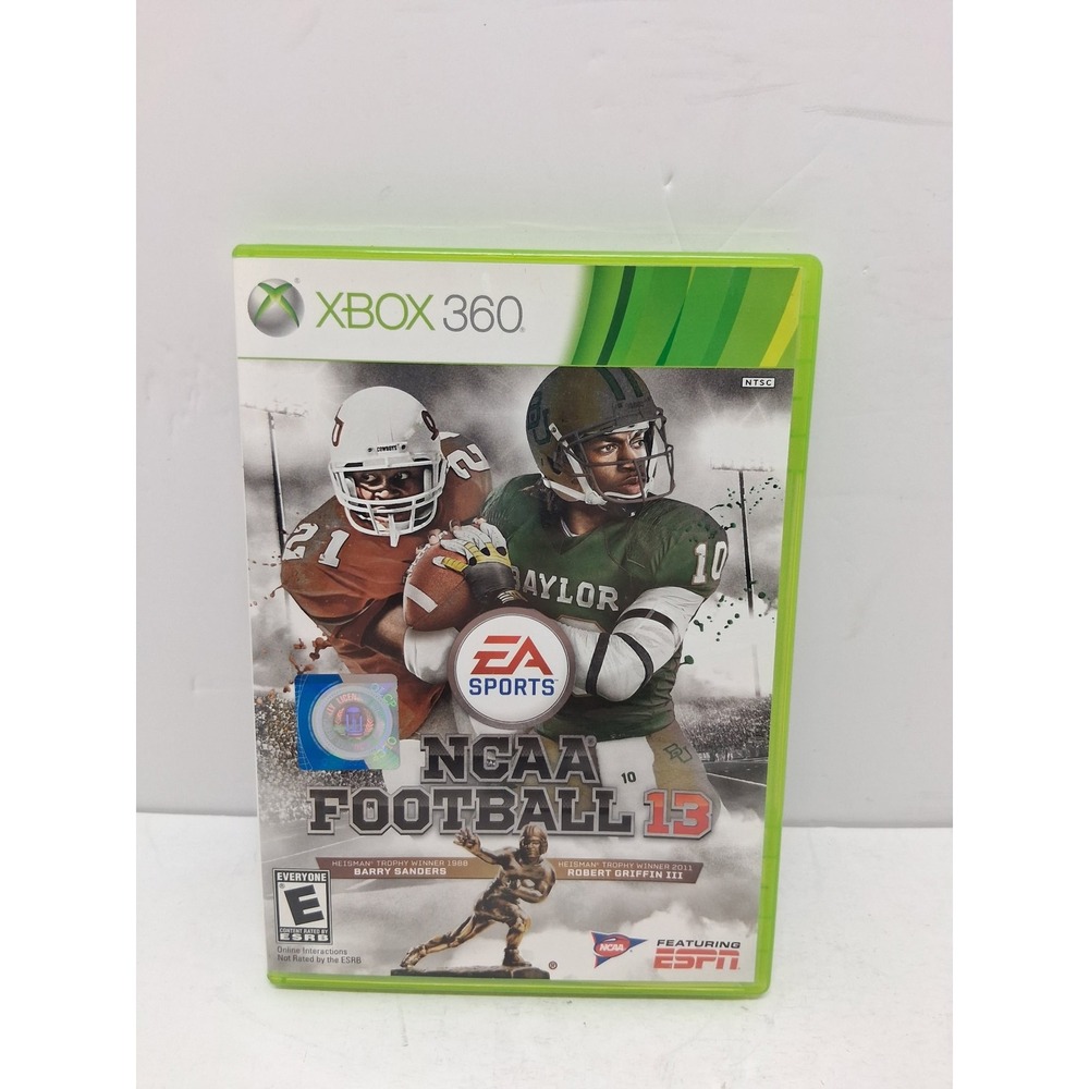 NCAA Football 13 Xbox 360 EA Sports Barry Sanders RGIII College Football Game